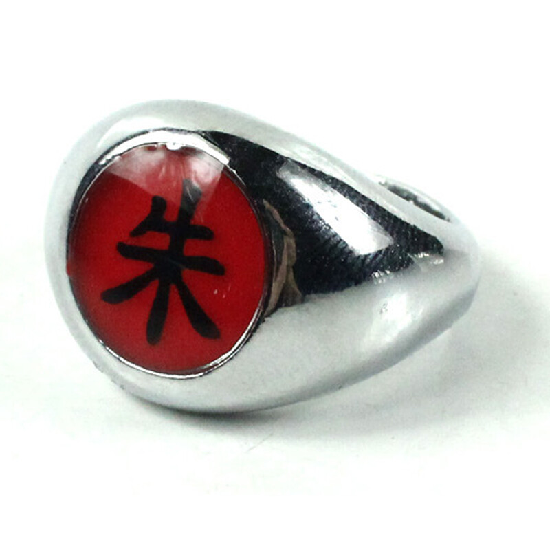 Купить Кольцо HOT Anime Naruto Akatsuki Uchiha Itachi Shu Ring Cosplay Costume Prop Gift Boy, цена 2 241 руб — (234310181798)